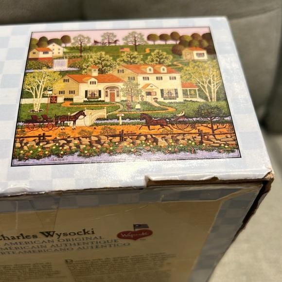 Vintage Charles WYSOCKI's Americana Puzzle Gingernut Valley 1000 Piece - Picture 3 of 4